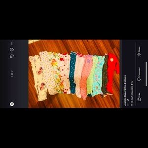 Baby girl 3-6months sleepers